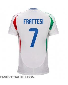 Italia Davide Frattesi #7 Tricou Fotbal Replică European 2024 Barbati Deplasare